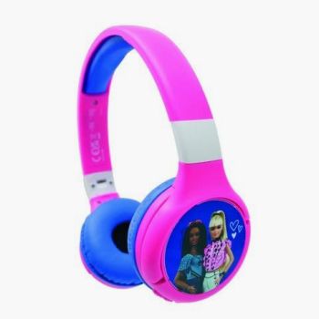 Casque 2en1 Bluetooth et filaire Barbie
