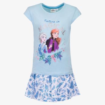 Ensemble reine des neiges T-shirt et jupe  fille - Bleu - Disney