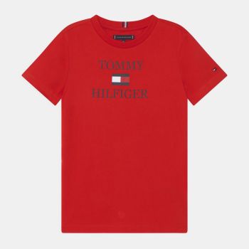 T-Shirt pour garçon - Rouge - Tommy Hilfigher