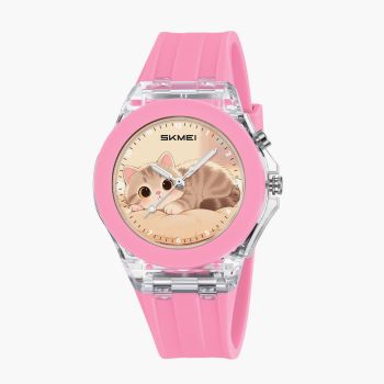 Montre numérique de 04 à 12 ans - Rose