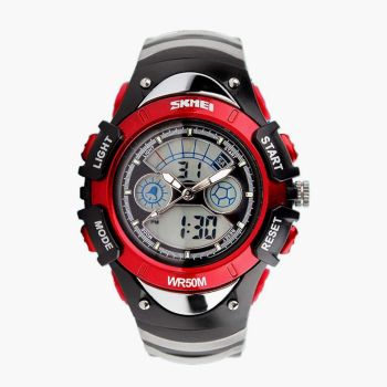 Montre analogique-numérique pour garçon de 06 à 16 ans - Noir/Rouge
