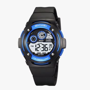 Montre numérique pour garçon de 04 à 12 ans - Bleu