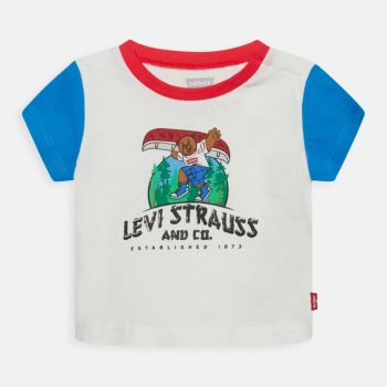 T-shirt Levi's manches bicolores - Multicolore