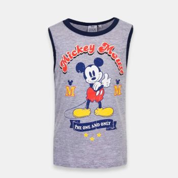 T-shirt mickey mouse sans manches garçon - gris - Disney
