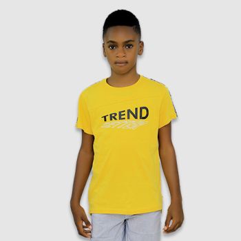 Tee shirt trend garçon - jaune - Iconic