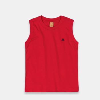 T-shirt démembré pour garçon - Rouge - Quimby