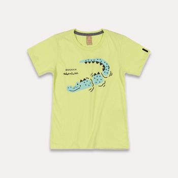 T-Shirt crocodile manches courtes pour garçon - Vert - Up baby