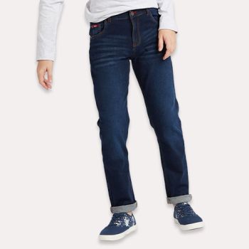 Pantalon garçon jeans - Bleu - Lee cooper