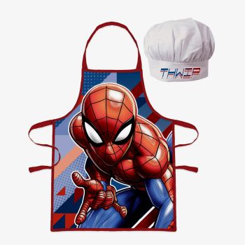 Tablier et toque Spiderman - Multicolore - Marvel