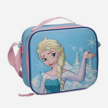 Sac à goûter Esla Reine des neiges - Bleu/Rose