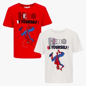 T-shirt Hero spiderman - Blanc - Disney