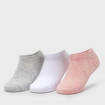 Lot de 3 paires de chaussettes - gris/blanc/rose - Shoemart