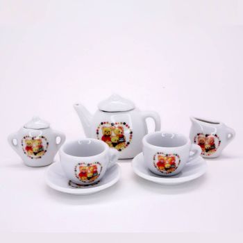 Set de tasse à café Winnie l'ourson en porcelaine - 09 pièces