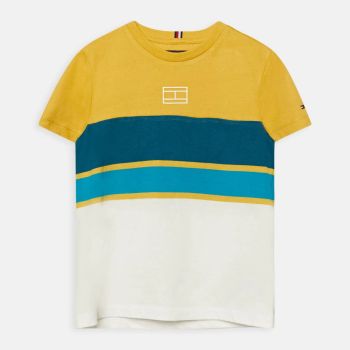 T-Shirt Tommy Hilfiger Multicolore - Jaune moutarde