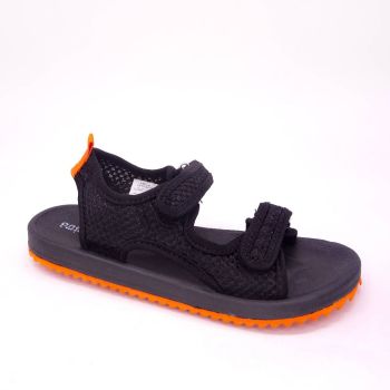Sandale Kitto - Orange et noir - Shoemart