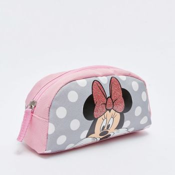 Trousse Minnie mouse à pois - rose - Disney