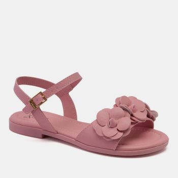 Sandale fille à fleurs - Rose - Klin