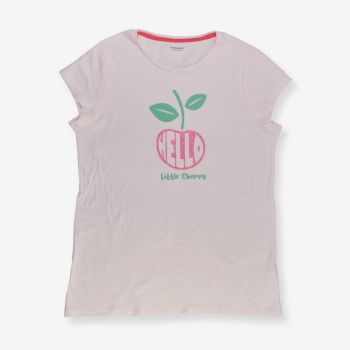 T-shirt HELLO - Rose - Vertbaudet