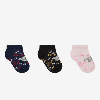 Lot de 3 paires de chaussettes fiile - Multicolore - KLIN