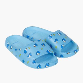 Sandales garçon Sonic - Bleu