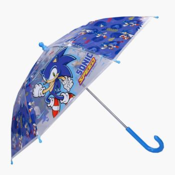 Parapluie transparent Sonic - Bleu