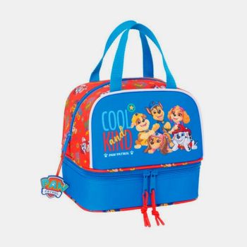 Sac à goûter Pat patrouille à 2 compartiments - Bleu/Rouge