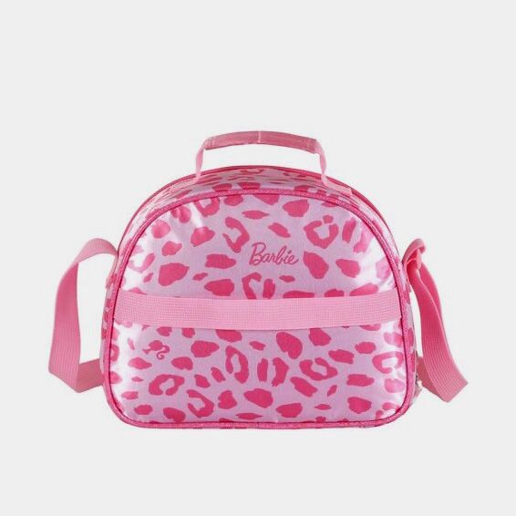 Sac à Goûter Isotherme 3D Barbie Pour Enfants - Taille Unique, Bandoulière, Poignée Chariot, Rose - 5