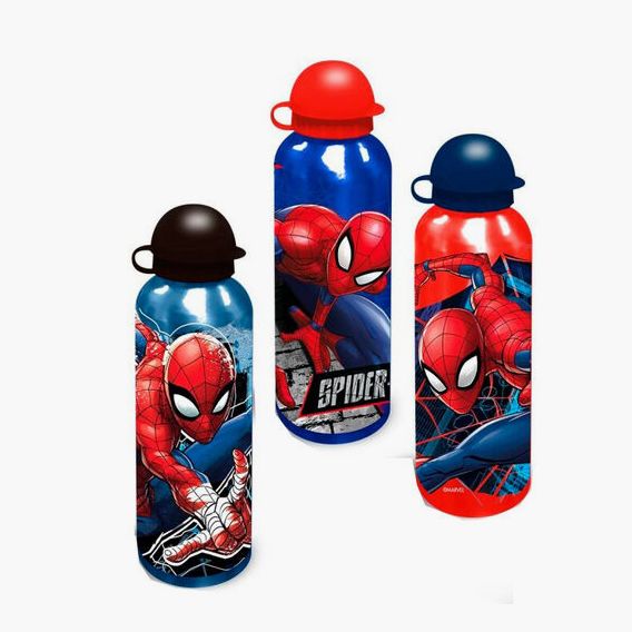 Sac De Sport Pour Enfant PASO 36x32 Cm - Motif Spiderman, Noir Et Multicolore, Cordon De Serrage, 100% Polyester