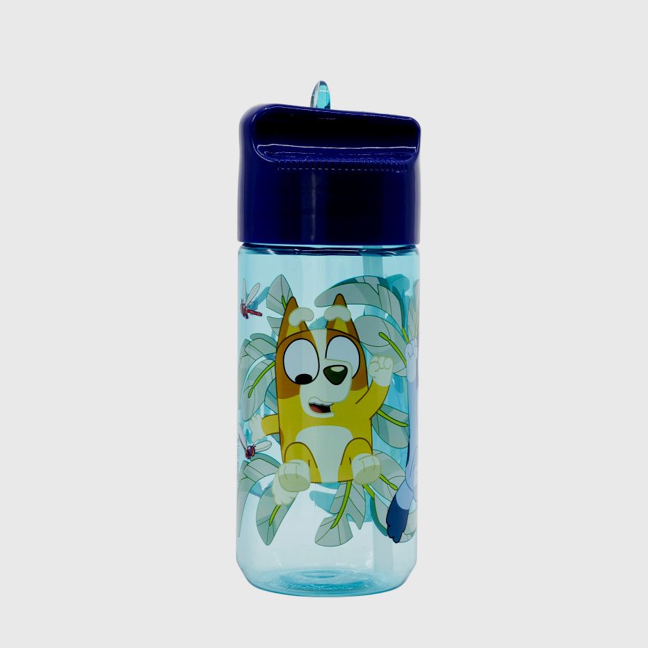 Gourde Enfant En Tritan 500 Ml Avec Paille Et Passoire - Sans BPA, Anti-fuite, Facile à Transporter (NASA)
