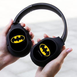 Casque Bluetooth sans fil + Carte mémoire Batman - Noir - DC