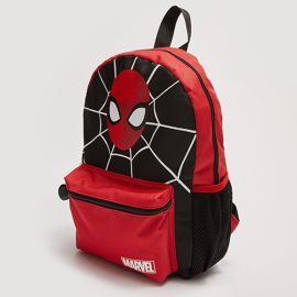 Sac pour école Spiderman pour garçon 33 cm - Rouge/Noir - Disney