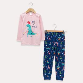 Pyjama animaux pour fille - Rose/Bleu - Waikiki