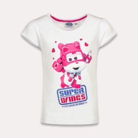 T-shirt super wings pour fille - Blanc - Disney