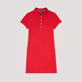 Robe polo pour fille - Rouge - Tommy Hilfiger