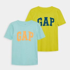 Lot de 2 T-shirt GAP - Bleu et jaune 