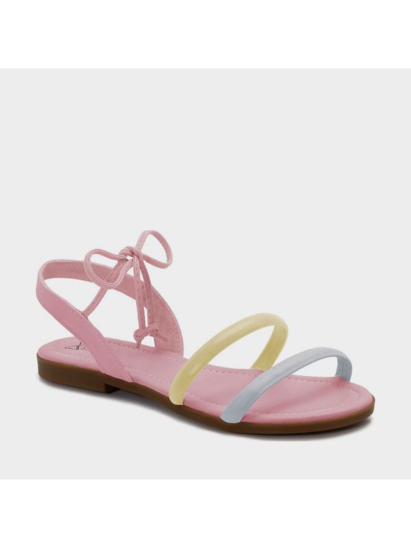 Sandales à Lanières Manolo Blahnik Jaune - Taille 38 Et 40 - Suède - Neuf, état Impeccable