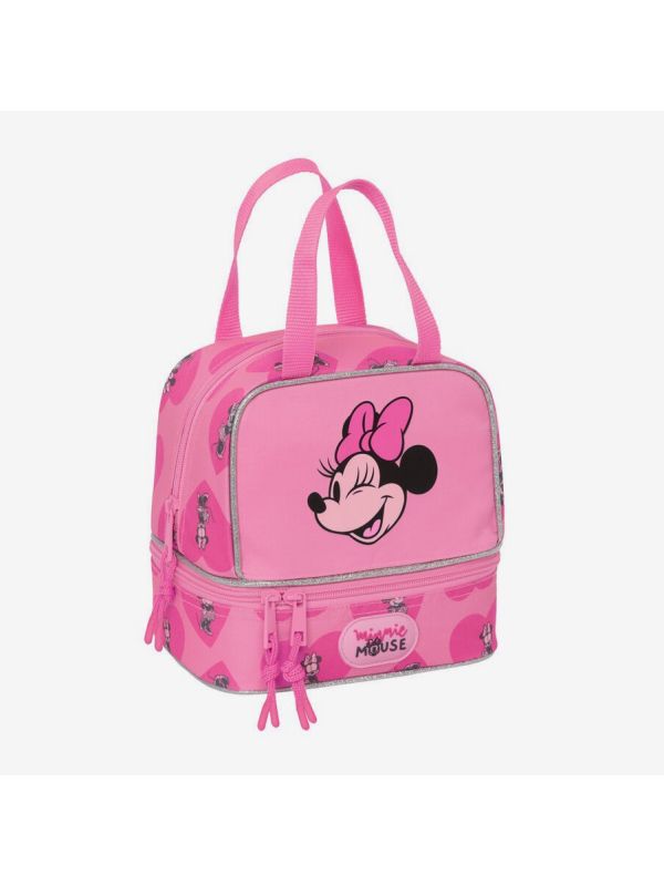 Sac Bandoulière Minnie Mouse – Mini Sac Muffin Rose Pour Enfants, Fermeture Magnétique, Bandoulière Réglable
