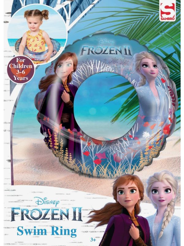 Bougies Reines Des Neiges Reine Neiges 15 Bouée gonflable ronde reine des neiges - Multicolore - Disney