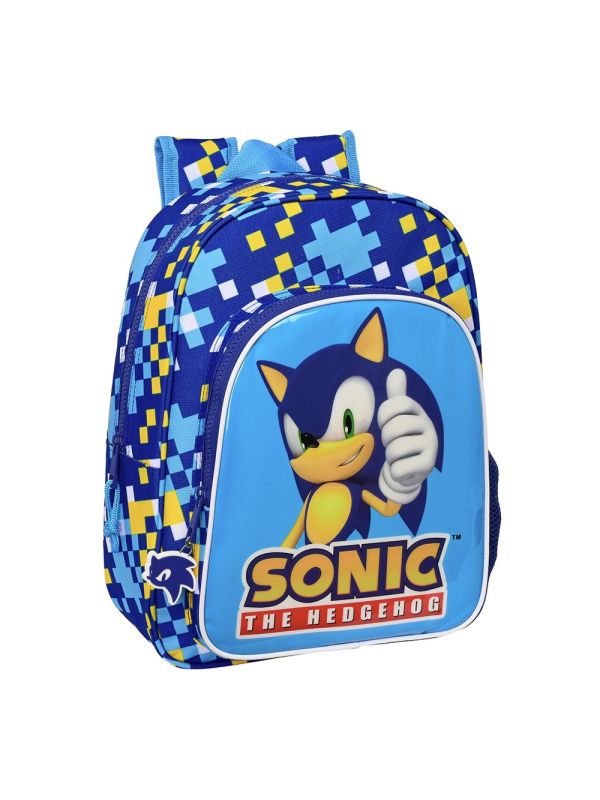 Chariot Pour Sac à Dos Safta Bleu - Transport Facile Sac Scolaire Pliable